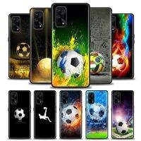 Football Passion Soccer Ball For Cover Realme GT Master Neo 2 3 GT2 Pro GT 5G Cases Realme C35 C21Y C25 C33 C11 C12 Soft Fundas Electrical Connectors