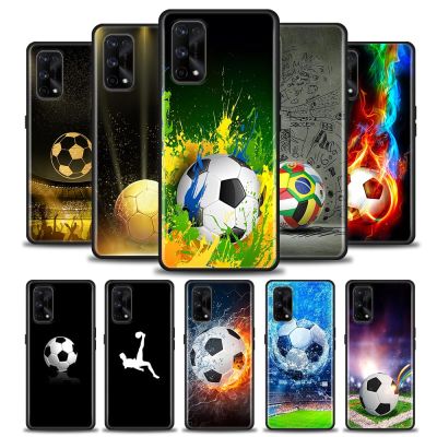 Football Passion Soccer Ball For Cover Realme GT Master Neo 2 3 GT2 Pro GT 5G Cases Realme C35 C21Y C25 C33 C11 C12 Soft Fundas Electrical Connectors