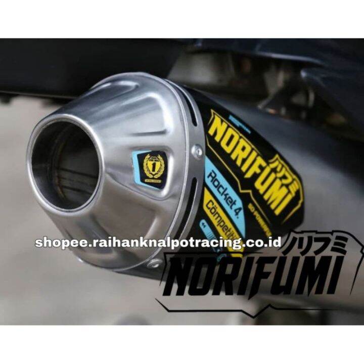 knalpot norifumi rocket 4 klx