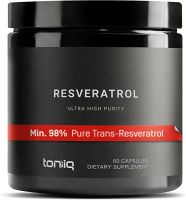 Toniiq - Ultra High Purity Resveratrol 60 Capsules