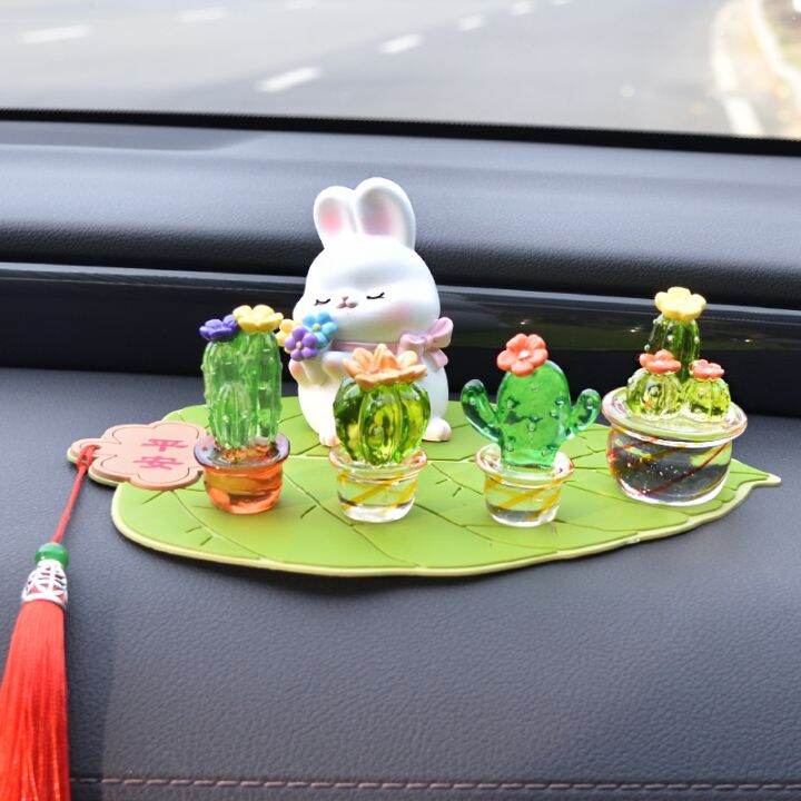 automotive-decorative-furnishing-articles-rabbit-cute-cartoon-character-auto-supplies-instrument-panel-rabbit-rabbit-high-grade-accessories-in-the-car