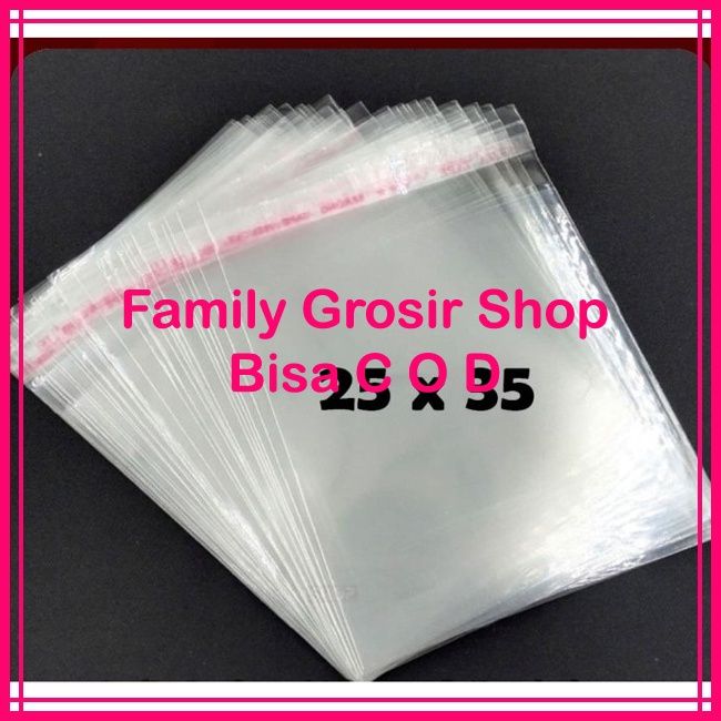 Plastik Opp Baju 25x35 Isi 100lbr Opp Seal Lem Lazada Indonesia 3932