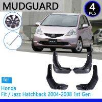 LAIFU Mudguards Fit สำหรับ Honda Fit Jazz Hatchback Hatch 2004 ~ 2008 2005 2006 2007รถอุปกรณ์เสริม Mudflap Fender อะไหล่รถยนต์