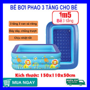 Bể Bơi Cho Bé, Bể Bơi Phao Cho Bé, Bể Bơi Phao 3 Tầng.Bể bơi trẻ em 3 tầng