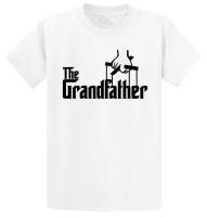 【HOT】พิมพ์ลาย The Grandfather Godfather Style Grandad สีดํา ของขวัญวันเกิด สําหรับผู้ชาย100%cotton