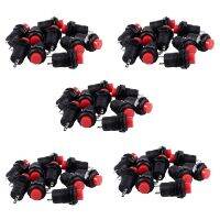 50 x with Momentary Round Head Panel Mount SPST 2 Pin Push Button Switch