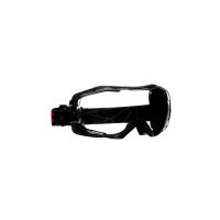 3M - GG6001SGAF GoggleGear 6000 Series Safety Goggle, Black Shroud, Scotchgard Anti-Fog Coating, Clear Anti-Scratch Lens GG6001SGAF Black