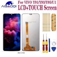 ต้นฉบับสำหรับ VIVO Y91C/Y93/Y95จอแสดงผล LCD สัมผัสทำให้เป็นดิจิทัลประกอบหน้าจอสำหรับ6.2 VIVO U1/Y91i/Y93st/Y91พร้อมที่เปลี่ยนกรอบกรอบหน้าจอ