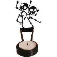 Funny Shadow Candle Holders,Halloween Home Decor Centerpiece Candleholder Tabletop Decorative Candle Stands