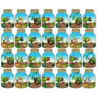 Thinking of You Cards 28pcs Bottle Shape Animal Cards Making Set Wonderful Animal Greeting Cards Assorted Birthday Cards for Greeting Birthday Children Shower lovable