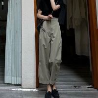 № 61442 Comfortable Casual High Waist Straight Pants Womens Trousers