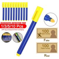 1-10pcs Portable Bank Note Checker Tester Pens Money Detector Marker for Testing Counterfeit Fake Pounds Euros Dollars Tools