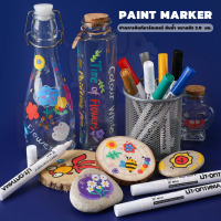 Paint Marker ปากกาเพ้นท์มาร์คเกอร์ กันน้ำ ปากกาอเนกประสงค์ ขนาดหัว 2.0 มม. 1 ด้าม มีให้เลือก 12 สี I LIT-MP01