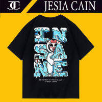 2023 NEWJC-Street Hip-Hop Loose Men S And Women S Cotton T-Shirt Oversized Printed Lovers