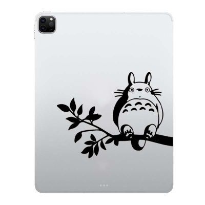 《Bottles electron》Totoro On Tree สติ๊กเกอร์แล็ปท็อปอนิเมะ,แผ่น Xiaomi ขนาดเล็กสำหรับ Apple iPad Air 4 Pro 5แท็ปเล็ตพีซีหัวเว่ยผิวโน๊ตบุ๊ค