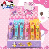 36ชิ้นการ์ตูน Sanrio สิบสีปากกาลูกลื่นมือถือหลายสีกราฟฟิตีปากกาประกายเลื่อมการสร้างเครื่องเขียนขายส่ง