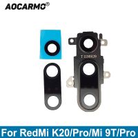 เหมาะสำหรับ Xiaomi Redmi K20 9T Pro กล้องหลักกระจกกล้องถ่ายรูปหลังมุมกว้างพิเศษพร้อมสติกเกอร์กาวปลอกคอกันสุนัขเลีย