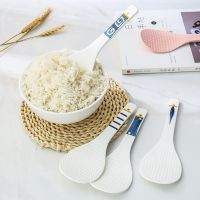 ✼♂▼ Creative Household Rice Shovel Non-stick Rice Easy To Clean and Smooth Rice Shovel Ceramic Rice Spoon Kitchen Accessories