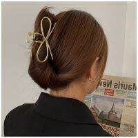 【hot】▨☫❍  Silvery Hair Claw Clip Alloy Non-Slip Hold Grip Jaw Thick Accessories