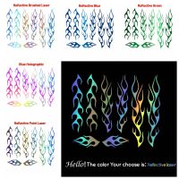 BIKE FRAME VINYL DECALS STICKERS FLAME SET Bike Frame MOUNTAIN Cycling Bicycle MTB BMX body car styling decorative Decal Sticker