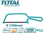 TOTAL โครงเลื่อย มินิขนาด 6 นิ้ว (150 มม.) พร้อมใบเลื่อย รุ่น THMHF1501 ( 6" Mini Hacksaw ) เลื่อย เลื่อยตัดเหล็ก