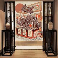 Japanese Style decorative curtain Noren window door kitchen room fabric screen bathroom dressing restaurant