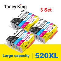 Pz27 Toney King 10pk ใช้ได้กับแคนนอน PGI 520XL CLI ตลับ521XL สำหรับ Pixma MP620 MP630 MP540 MP550 MP560 MP640R MP648หมึกเครื่องพิมพ์