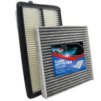 Bi-Trust Engine&amp;Carbon Cabin Air Filter for 2013-2017 Honda Accord V6 3.5L CF10134 80292-SDA-A01