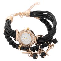 Duoya New Brand Fashion Women Dress Watch Ladies Bracelet Watch Multilayer Luxury Quartz WristWatch, D052