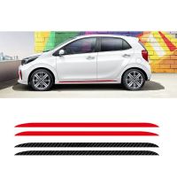 【Taste life】สำหรับ KIA Picanto เช้าคาร์บอนไฟเบอร์กีฬาประตูด้านข้างกระโปรงลายรถจัดแต่งทรงผมตกแต่งร่างกายสติ๊กเกอร์อุปกรณ์รถยนต์ไวนิล D Ecals