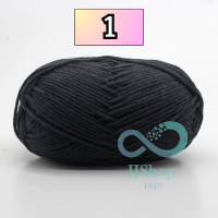 ไหมพรมคอตตอนนม 4ply หลากหลายสี ขนนุ่ม ? น้ำหนัก 50 กรัม ? [พร้อมจัดส่ง]? jj99