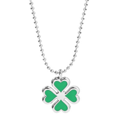 Exquisite Anime Tokyo Revengers Four Leaf Clover Necklace Our Promise Alloy Pendant Jewelry Couple Accessories Gift For Girl Boy