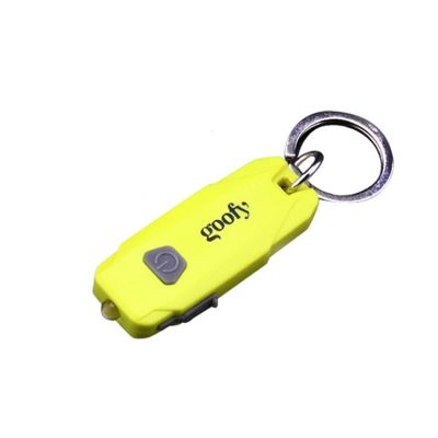 【On Sale】 GOOFY USB ขนาดเล็กชาร์จได้หลายครั้งไฟฉาย LED พวงกุญแจแบบพกพา