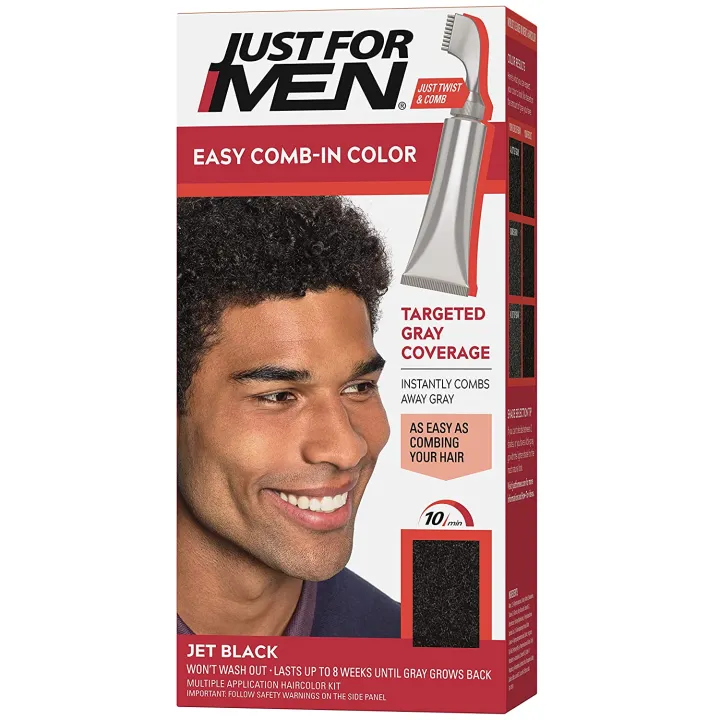 Just For Men Easy Comb-In Color (Formerly Autostop), Gray Hair Coloring for  Men with Comb Applicator (Packaging May Vary) | Lazada PH