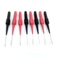 10pcs 5pcs 2pcs Insulation Piercing Needle Non-destructive Multimeter Test Probes Red/Black 30V-60V for Banana Plug