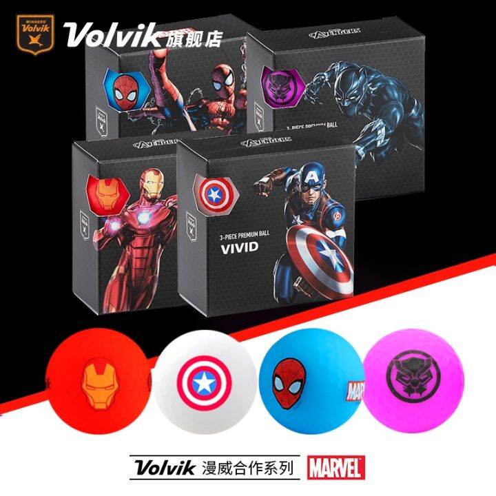 Volvik golf ball VIVID matte 4 grain of three layers of cooperation