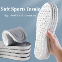 【jw】☁  Palmilha macia para sapatos esporte corrida desodorante inserções palmilhas de absorção choque pés arco modelo suporte homem mulher sapato sola