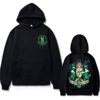 Wednesday Addams Nevermore Academy Aesthetic Print Hoodie Tracksuit Unisex Eu Size Hoodies Men Hip Hop Hooded Sweatshirt Size XS-4XL