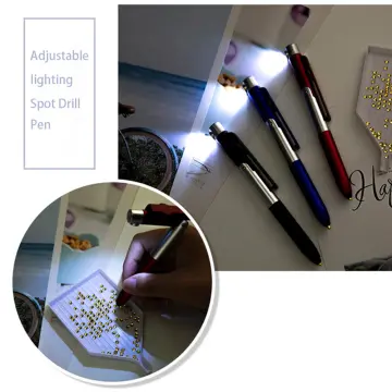 Diamond Painting Tools Point Drill Pen DIY LED Light Embroidery Nair Art  Tools +