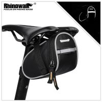 2023✺ Rhinowalk Bike Saddle Bag 0.8L Small Waterproof Storage Black Tail Rear Pack Accessory Kit Tool Reflective MTB Road Bicycle Bag