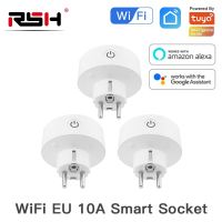 10A Smart Plug EU Power Monitoring WiFi Socket Wireless Plug Smart Life Switch Compatible With Google Home Alexa Voice Control