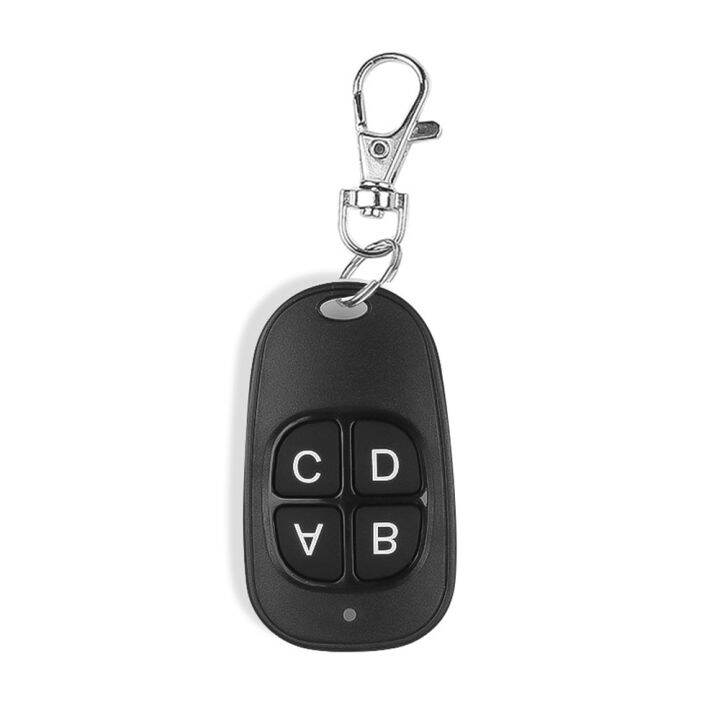 10pcs-433mhz-remote-control-copy-cloning-garage-door-remote-control-duplicator-key-fob-wireless-4-keys-cloning-electric-gate