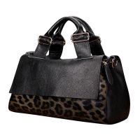 Brookv Huttb shop Leopard Large-capacity Bag Womens Bag New Fashion Handbag Womens Bag Soft Bag Tote Outdoor One Shoulder Bag Cross Body Bag Casual Retro Handbag