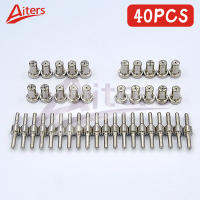 IvaYY】40PCS Kit for PT31 CUT40 with 20PCS Nozzles and 20PCS Electrode Nickel plated Air Plasma L. G40A Torch Consumables