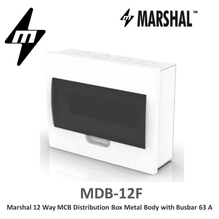 Marshal MDB-12F IP 40 12 way Miniature Din Rail Flush Type for Circuit ...