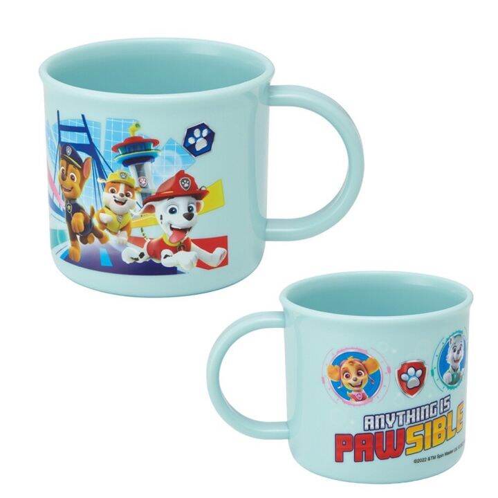 ถ้วยน้ำพลาสติก-made-in-japan-แก้วน้ำ-ลายสุดคาวาอี้-ไดโนเสาร์-คิตตี้-paw-patrol-doraemon-ดาบพิฆาตอสูร