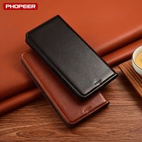 luxury Genuine Leather Case For Huawei Y6 Y7 Y9 Y6S Y5P Y6P Y7P Y8P Y9S Pro Prime Phone Flip Cases Wallet Cover Phone Cases