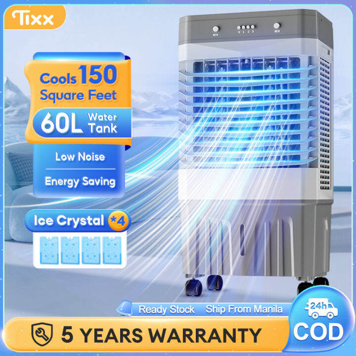 Tixx Air Cooler L Capacity Water Tank Silent Cooling Power Saving