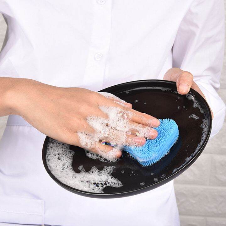 3pcs-silicone-dish-washing-brush-dish-brush-pot-pan-sponge-scrubber-silicone-scouring-pad-fruit-pot-pan-wash-brushes