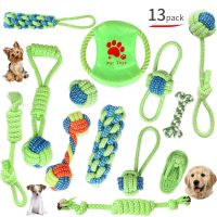 Indestructible Dog Chew Toys Durable Puppy Bite Toy Knitting Rope Teething Dog Toys for Small Large Dogs Aggressive Chewers